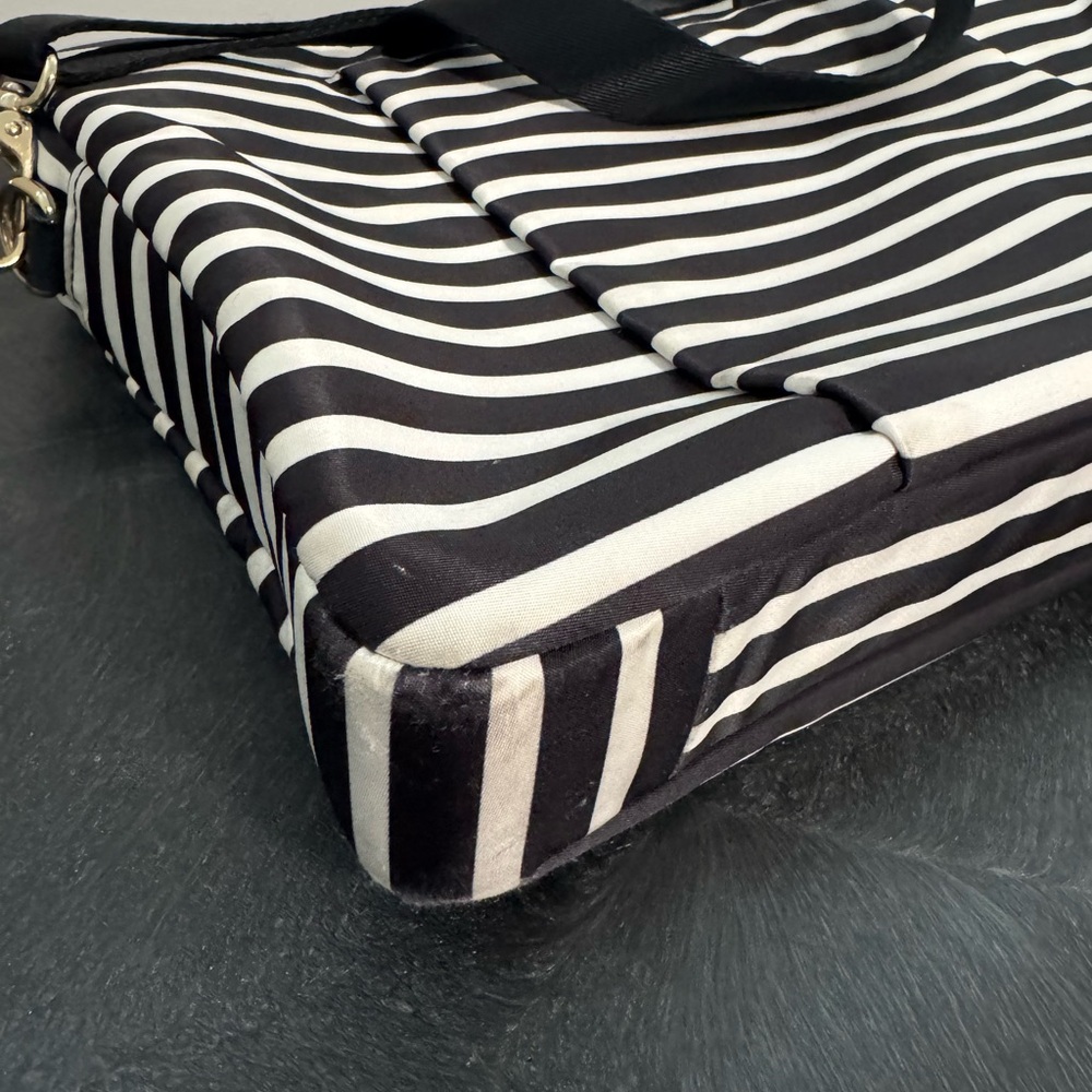 Kate Spade Classic Nylon Stripe Laptop Commuter Bag - Picture 9 of 12